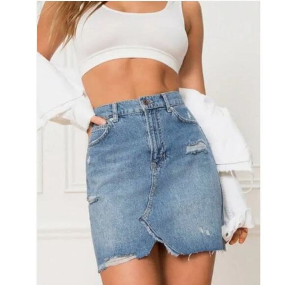 Free People We The Free Hallie Mini Skirt Size 29 - Picture 1 of 9